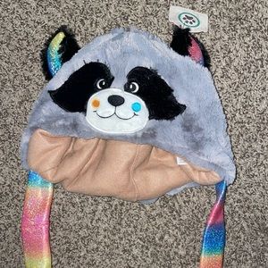 Kids racoon hat